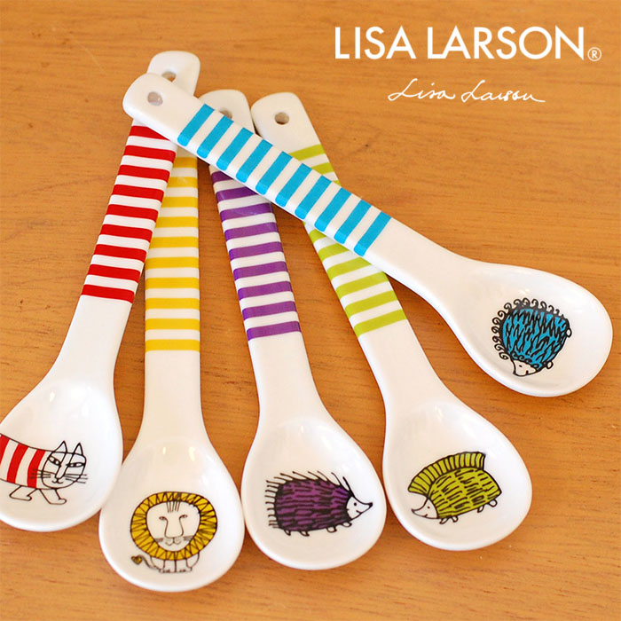 Lisa Larson リサラーソン 陶製スプーン バラ売り コーヒースプーン カトラリー キッチン 食器 北欧雑貨とハンドメイド雑貨の通販専門店 Okayu Labo